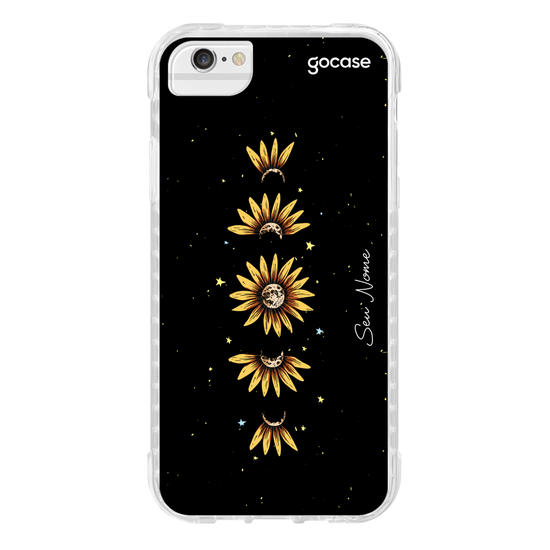 Capinha para celular Fases de Girassol