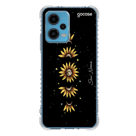 Capinha para celular Fases de Girassol