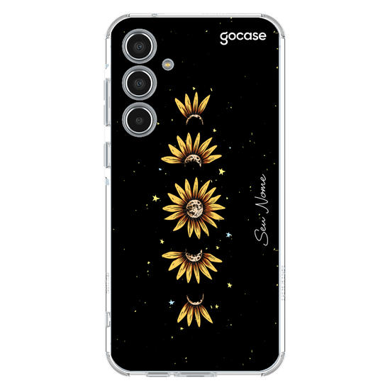 Capinha para celular Fases de Girassol