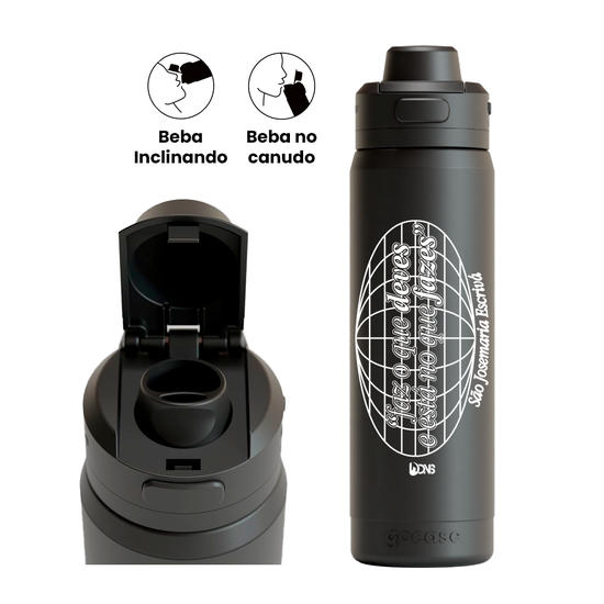 Garrafa Térmica Flip Pro - Faz o que deves