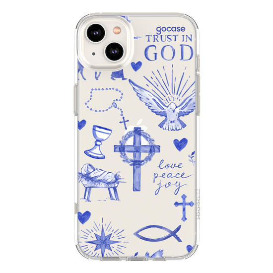 Capinha para celular  Fé Aquarelada