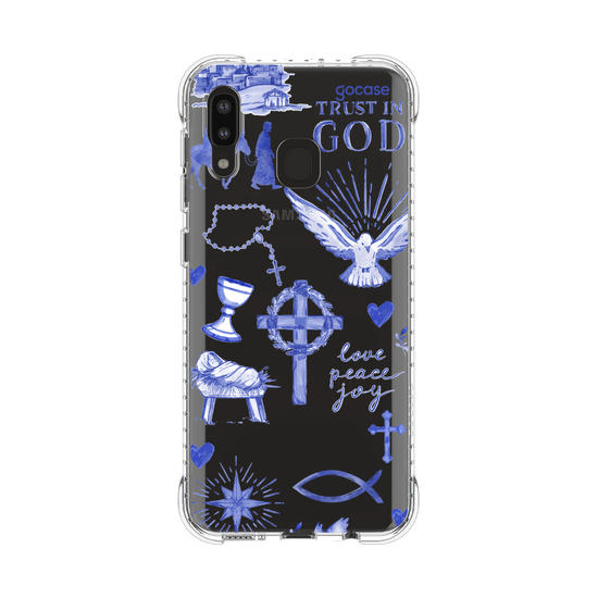 Capinha para celular  Fé Aquarelada