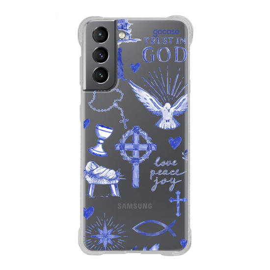 Capinha para celular  Fé Aquarelada