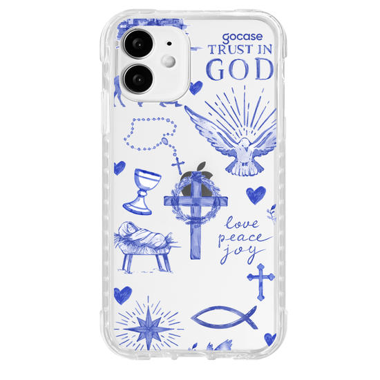Capinha para celular  Fé Aquarelada