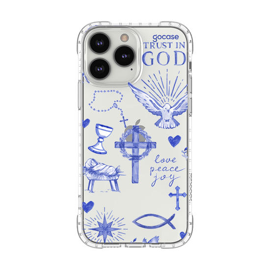 Capinha para celular  Fé Aquarelada