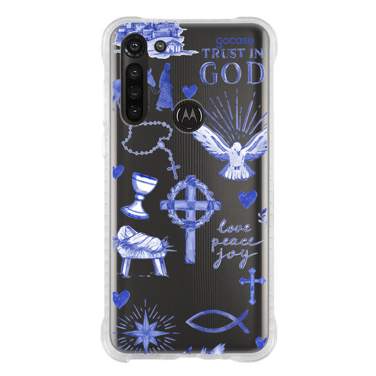 Capinha para celular  Fé Aquarelada