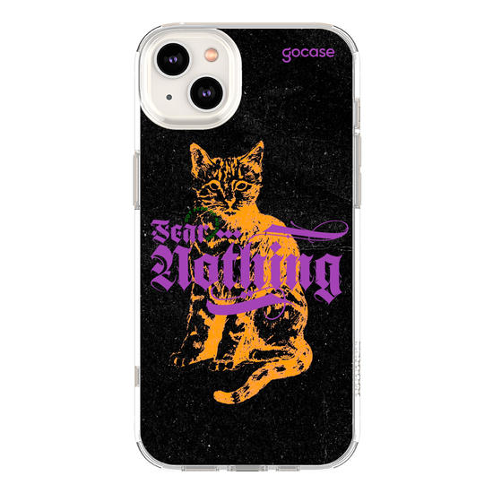 Capinha para celular  Fear Nothing Cat