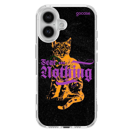Capinha para celular  Fear Nothing Cat