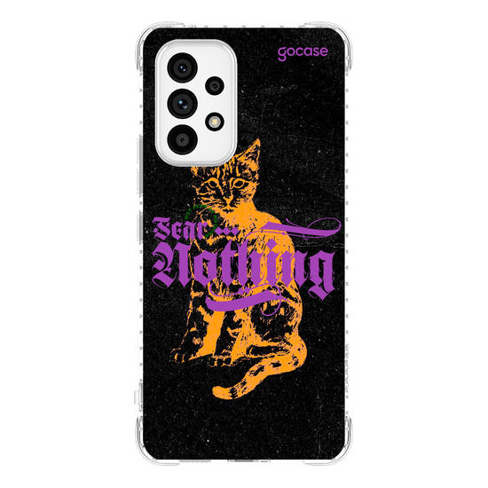 Capinha para celular  Fear Nothing Cat