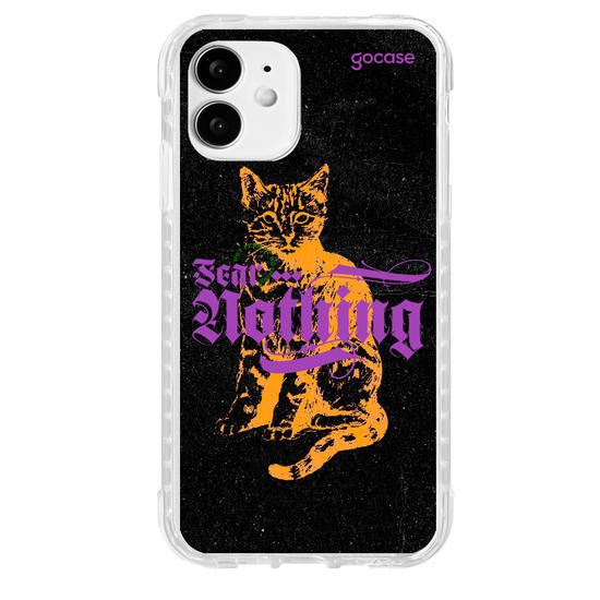 Capinha para celular  Fear Nothing Cat