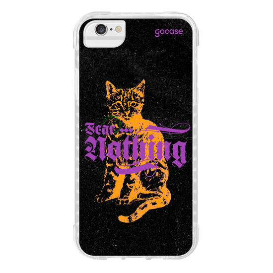 Capinha para celular  Fear Nothing Cat