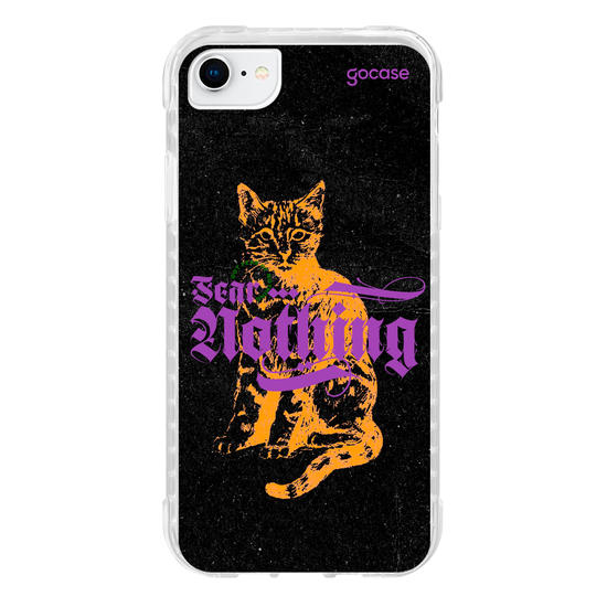 Capinha para celular  Fear Nothing Cat