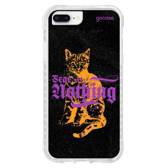 Capinha para celular  Fear Nothing Cat