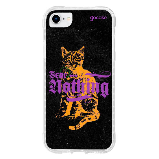 Capinha para celular  Fear Nothing Cat