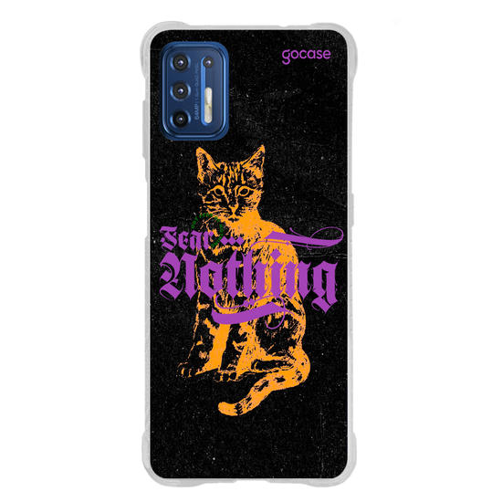 Capinha para celular  Fear Nothing Cat