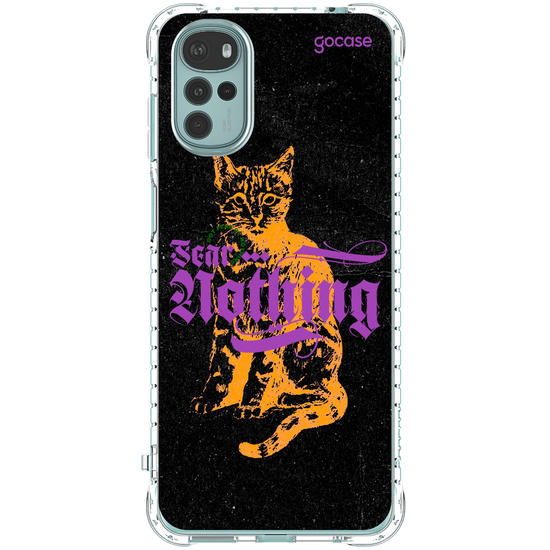 Capinha para celular  Fear Nothing Cat