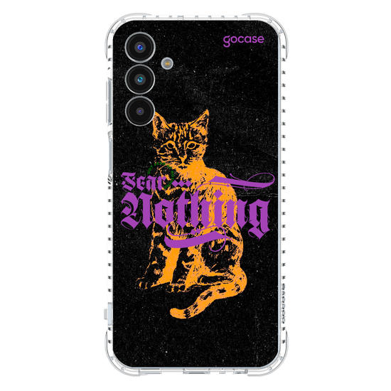 Capinha para celular  Fear Nothing Cat
