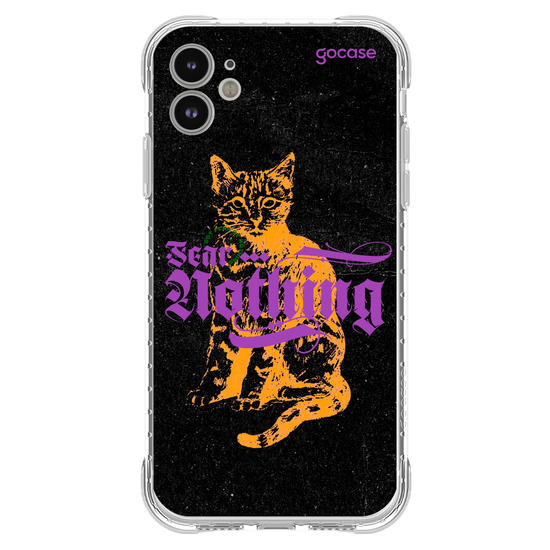Capinha para celular  Fear Nothing Cat