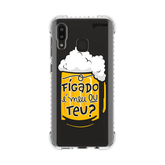 Capinha para celular Fígado é Meu