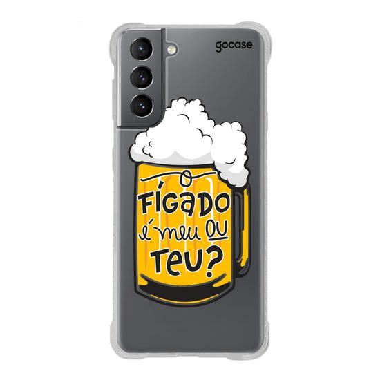 Capinha para celular Fígado é Meu
