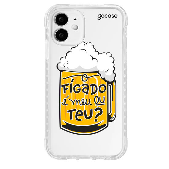 Capinha para celular Fígado é Meu
