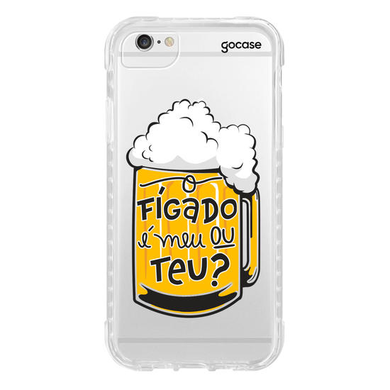Capinha para celular Fígado é Meu