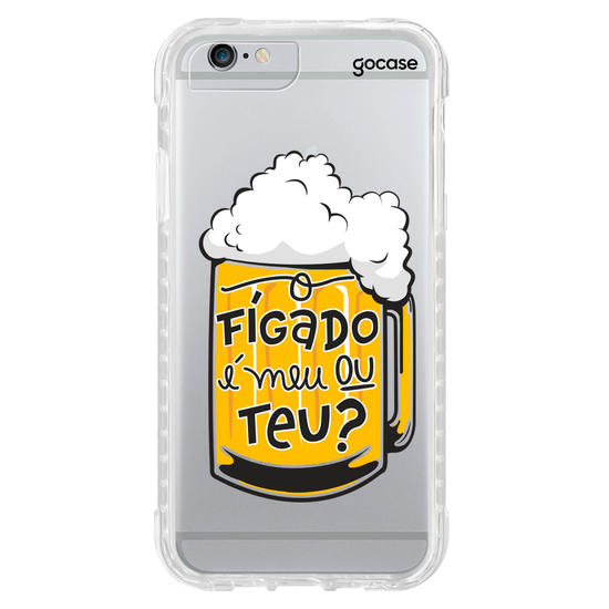 Capinha para celular Fígado é Meu