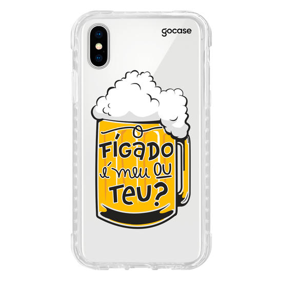 Capinha para celular Fígado é Meu