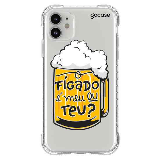Capinha para celular Fígado é Meu