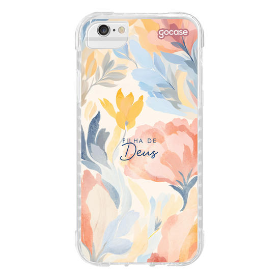 Capinha para celular  Filha de Deus - Floral