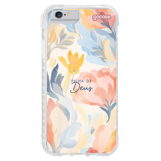 Capinha para celular  Filha de Deus - Floral