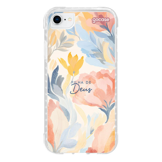 Capinha para celular  Filha de Deus - Floral