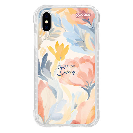 Capinha para celular  Filha de Deus - Floral