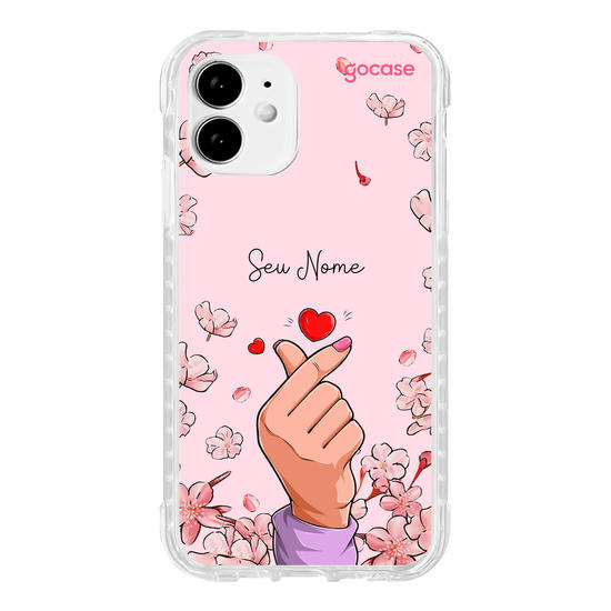 Capinha para celular iPhone 12 Mini Naruto - Nuvens Akatsuki - Gocase