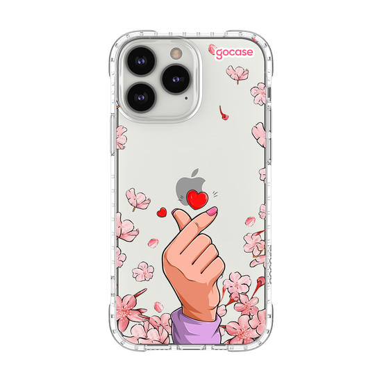 Capinha para celular  Finger Heart Cerejeiras