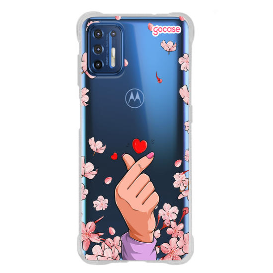Capinha para celular  Finger Heart Cerejeiras