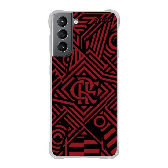 Capinha para celular  Flamengo - Abstract Pattern
