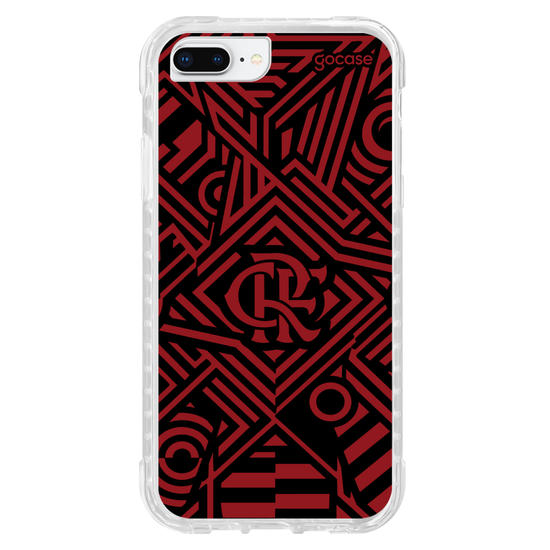 Capinha para celular  Flamengo - Abstract Pattern