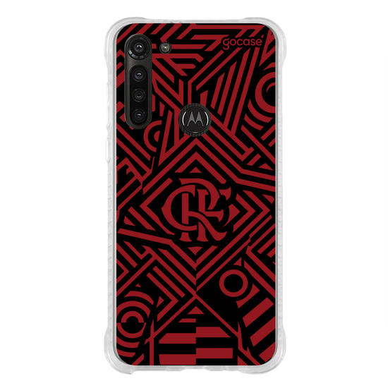 Capinha para celular  Flamengo - Abstract Pattern