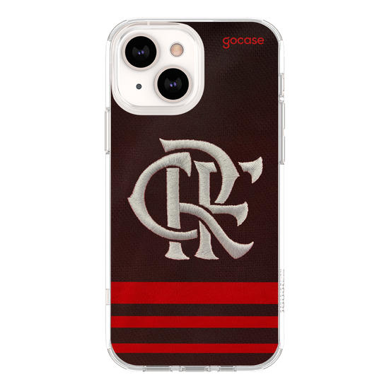 Capinha para celular Flamengo - Bordado Listras