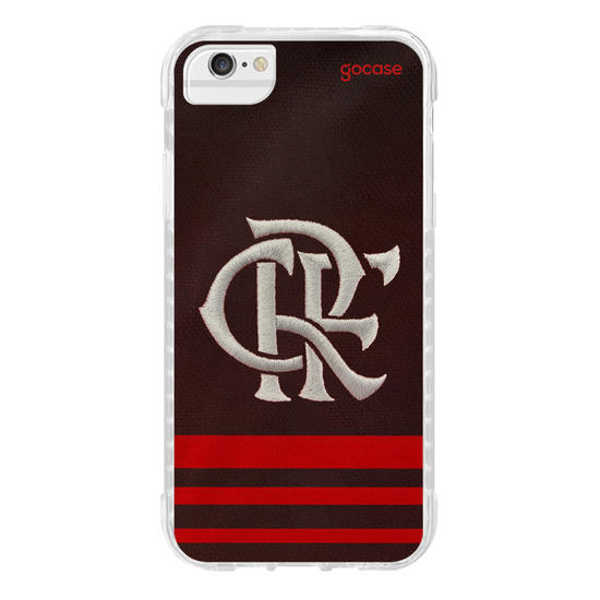 Capinha para celular  Flamengo - Bordado Listras