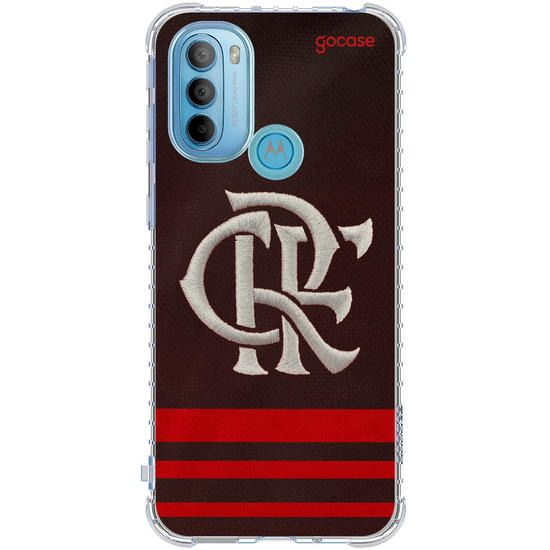Capinha para celular  Flamengo - Bordado Listras