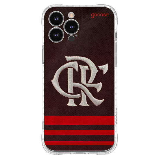 Capinha para celular  Flamengo - Bordado Listras