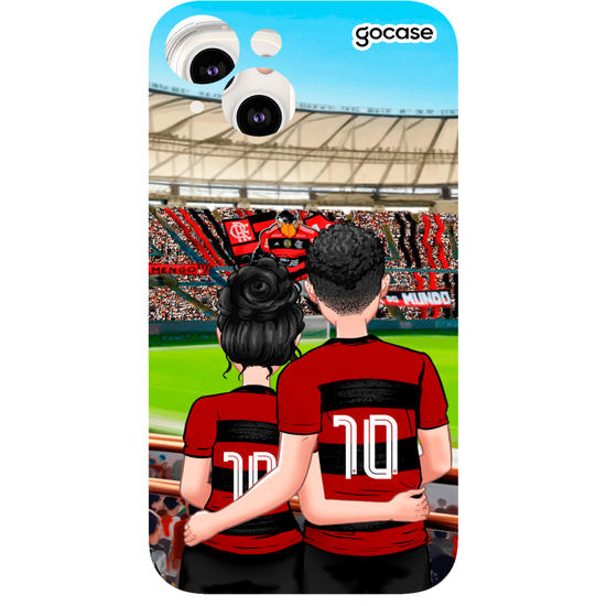 Capinha para celular  Flamengo - Casal Rubro-Negro