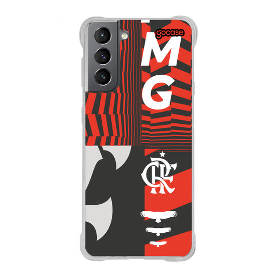 Capinha para celular Flamengo - Colagem CRF