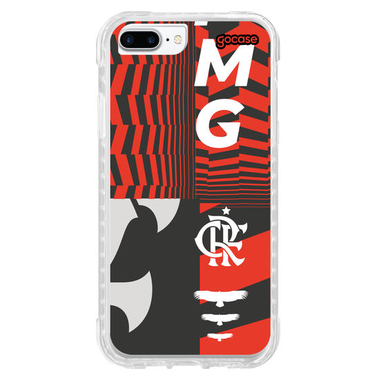 Capinha para celular Flamengo - Colagem CRF