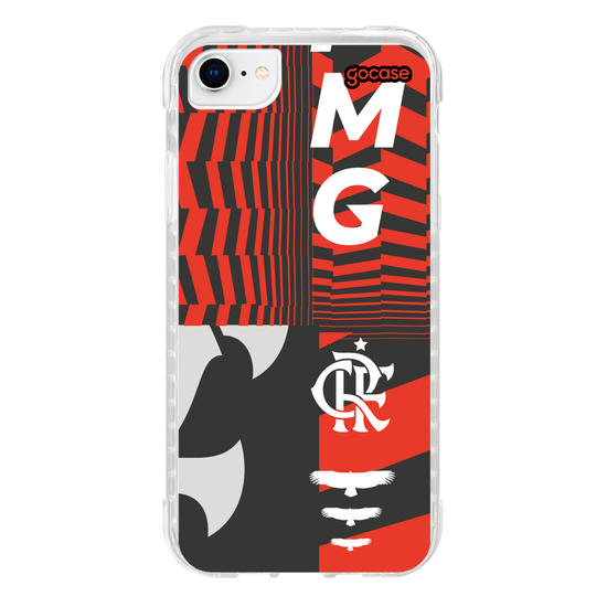 Capinha para celular Flamengo - Colagem CRF
