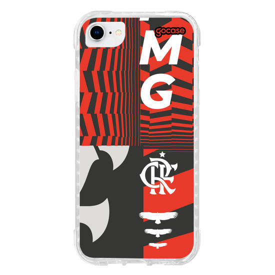 Capinha para celular Flamengo - Colagem CRF