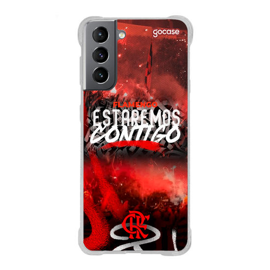 Capinha para celular  Flamengo - Estaremos Contigo