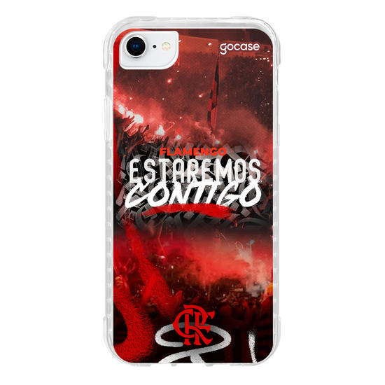Capinha para celular  Flamengo - Estaremos Contigo